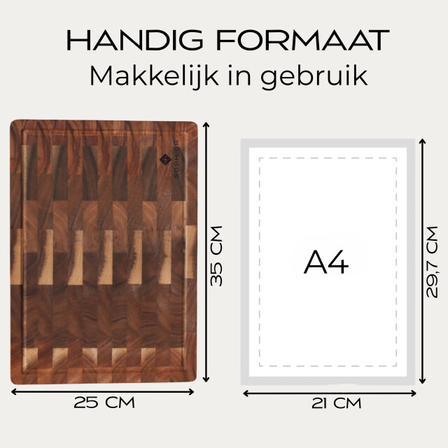 Sophior Snijplankenset van walnoot hout 3201969 large