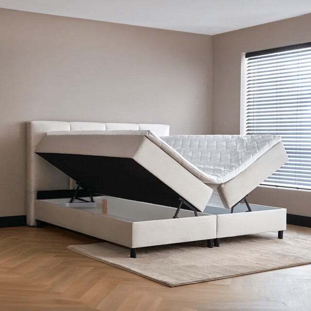 Beddenscout24 Boxspring bed met opbergruimte 180x200 cm - opbergbed barcelona 3199361 large