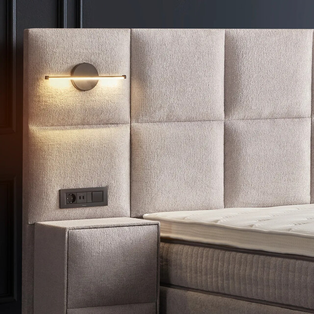 Beddenscout24 Boxspring bed met opbergruimte 160x200 cm beige liberta inclusief 19 cm 3199398 large