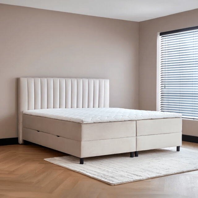 Beddenscout24 Boxspring bed met opbergruimte 140x200 cm - opbergbed wanda 3199357 large