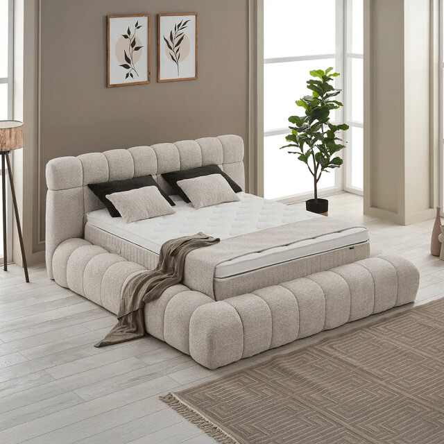 Beddenscout24 Boxspring met opbergruimte raina 160x200 cm inclusief 30 cm matras en 3199333 large