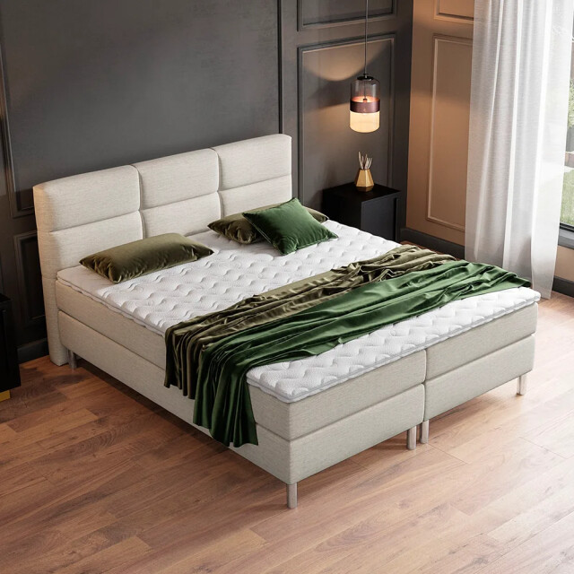 Beddenscout24 Boxspringbed amstel 160x200 inclusief cm matras en topper 3199673 large