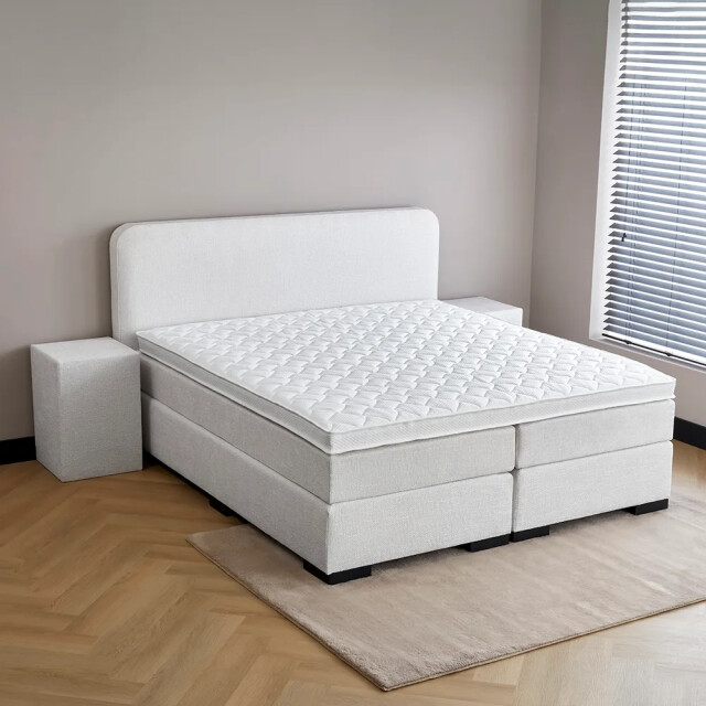 Beddenscout24 Boxspringbed 180x210 cm - fenix inclusief cm matras en topper hr- 3199426 large