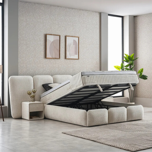 Beddenscout24 Boxspring met opbergruimte lowen 140x200 cm inclusief 30 cm matras en 3199331 large