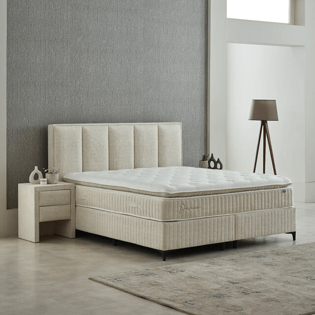 Beddenscout24 Boxspring met opbergruimte 140x200 - davina inclusief 28 cm matras en 3199348 large