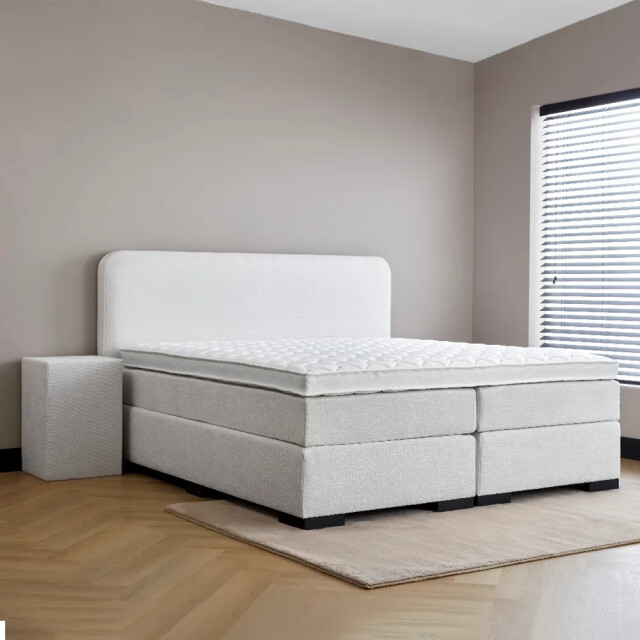 Beddenscout24 Boxspringbed 180x210 cm - fenix inclusief cm matras en topper hr- 3199426 large