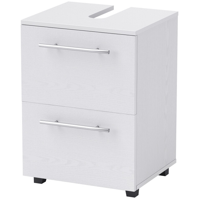 4goodz Homcom badkamerkast, wasbakkastje met lade, 60 cm hoog - 3205295 large