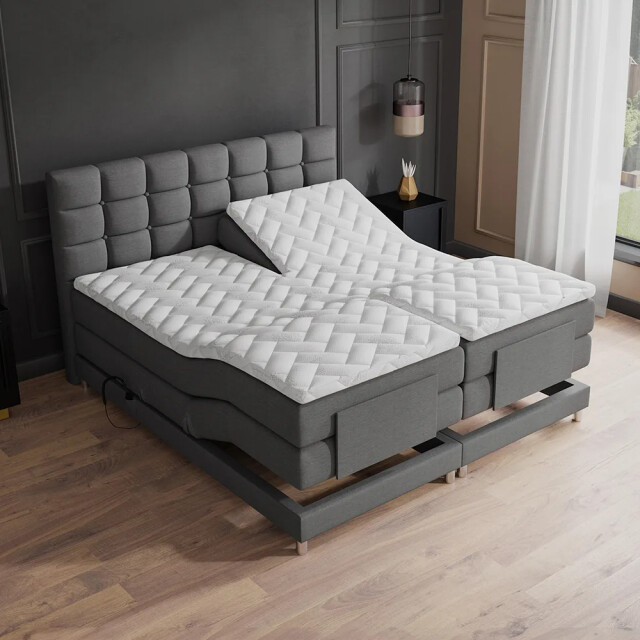 Beddenscout24 Boxspringbed elektrische dublin 160x200 inclusief cm matras en 3199660 large