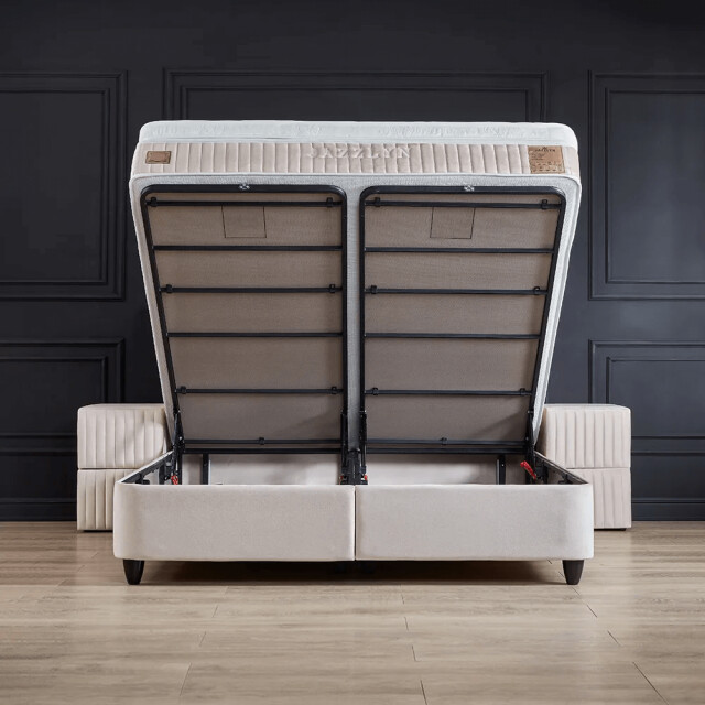 Beddenscout24 Boxspring bed met opbergruimte 180x200 cm - opbergbed jazzlyn 3205473 large