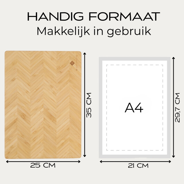 Sophior Snijplankenset van bamboe hout 3201970 large
