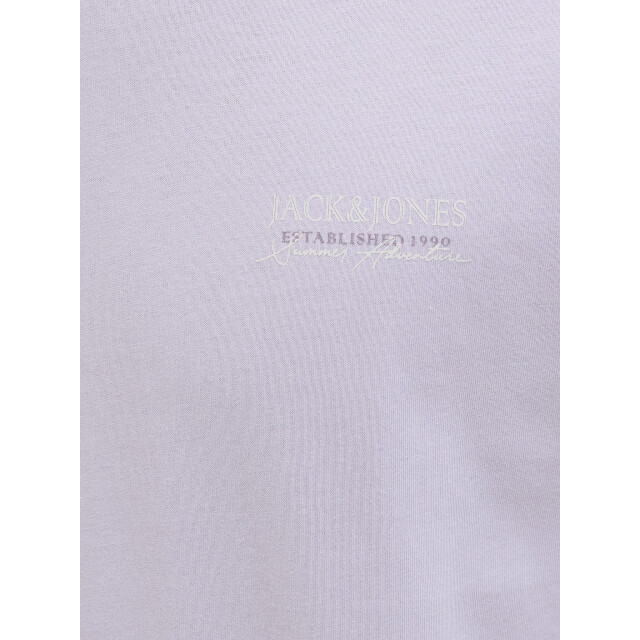Jack & Jones Heren t-shirt jjsummer ronde hals 12269372-Languid Lavender large