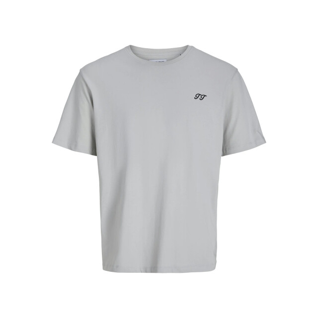 Jack & Jones Heren korte shortama pyjamaset jacomaha ronde hals grijs/donkerblauw 12276880-Vapor Blue large