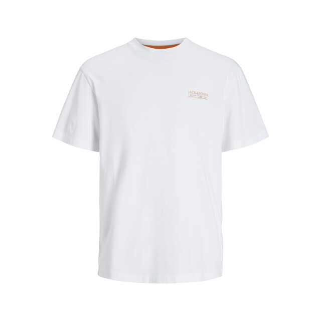 Jack & Jones Heren t-shirt jjsummer ronde hals 12269372-White large
