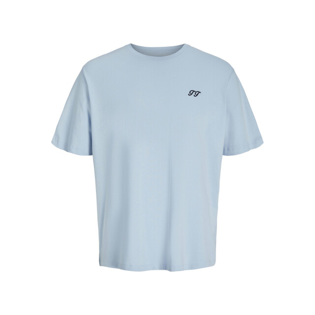 Jack & Jones Jongens korte shortama pyjamaset jacomaha ronde hals lichtblauw/zwart 12277872-Skyway large
