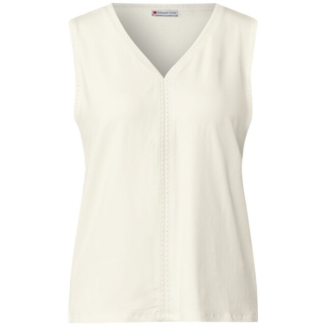 Street One a323333 jersey top w.crochet tape A323333 large