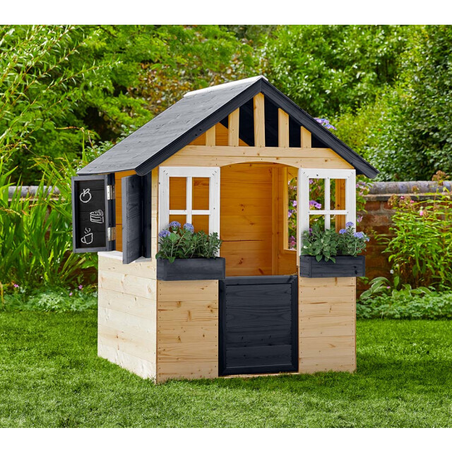 Zwerkules Lolli kinderspeelhuisje voor in de tuin van hout 98x121x140 cm 3205196 large