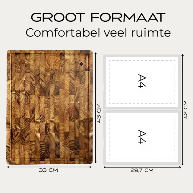 Sophior Hakblok van teak hout 3201956 large