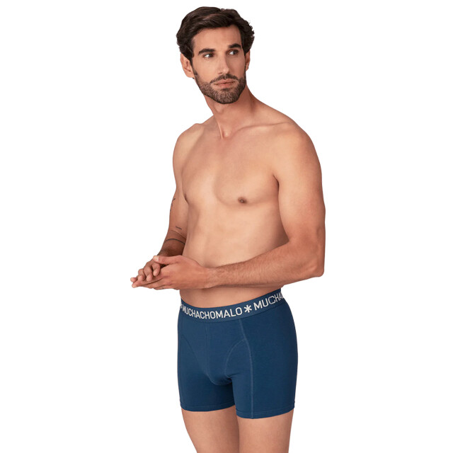 Muchachomalo Heren 2-pack boxershorts U-SOLID1010-1227 large