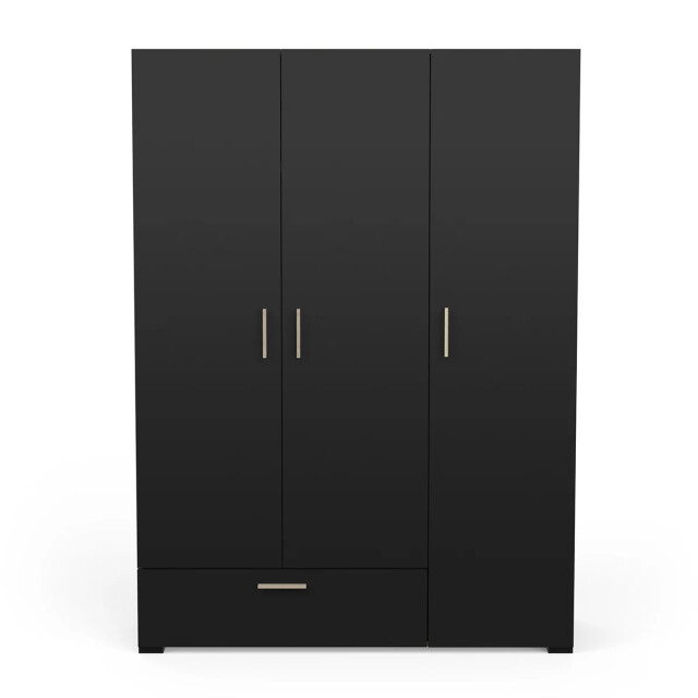 CaliCosy Kast met 3 deuren, 1 lade en kledingstang met legplank l134,6 cm 2937693 large