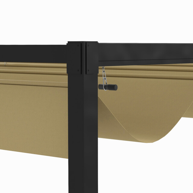 4goodz Outsunny robuuste pergola van metaal en kunststof, uv- en waterafstotend 3205478 large