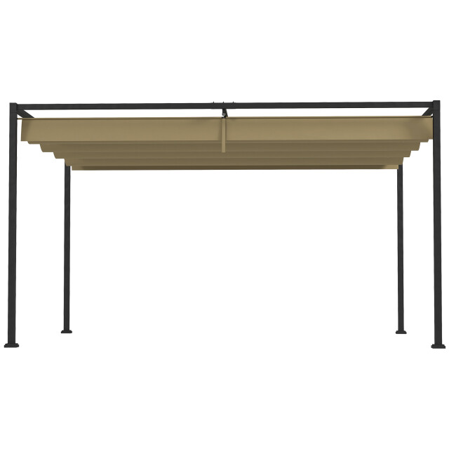 4goodz Outsunny robuuste pergola van metaal en kunststof, uv- en waterafstotend 3205478 large