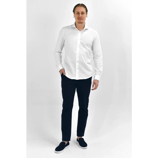 Vercate Strijkvrij overhemd japanese knitted - VC-JPKD-SF-WH large