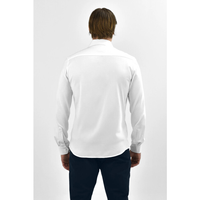 Vercate Strijkvrij overhemd japanese knitted - VC-JPKD-SF-WH large