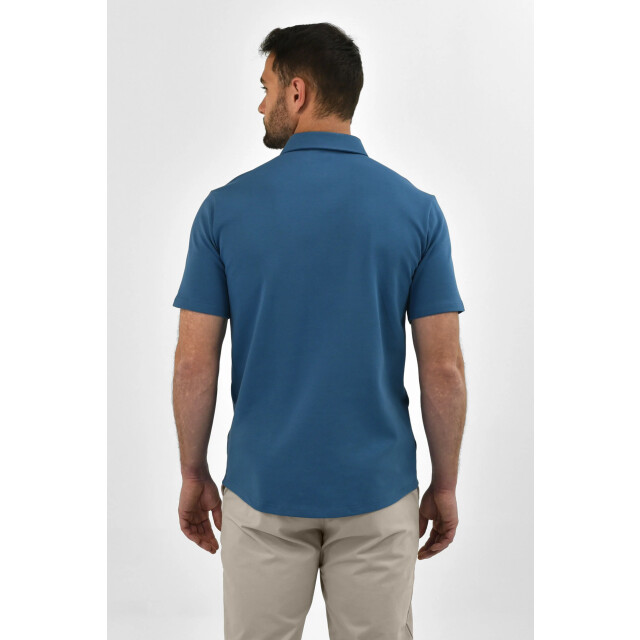 Vercate Strijkvrij poloshirt royal blue PC-PS-SS-BL large