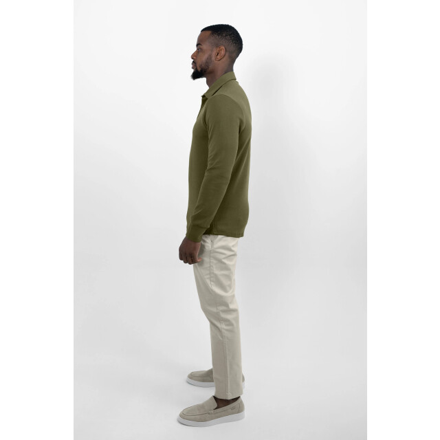 Vercate Strijkvrij poloshirt olijfgroen PC-PS-OL-2 large