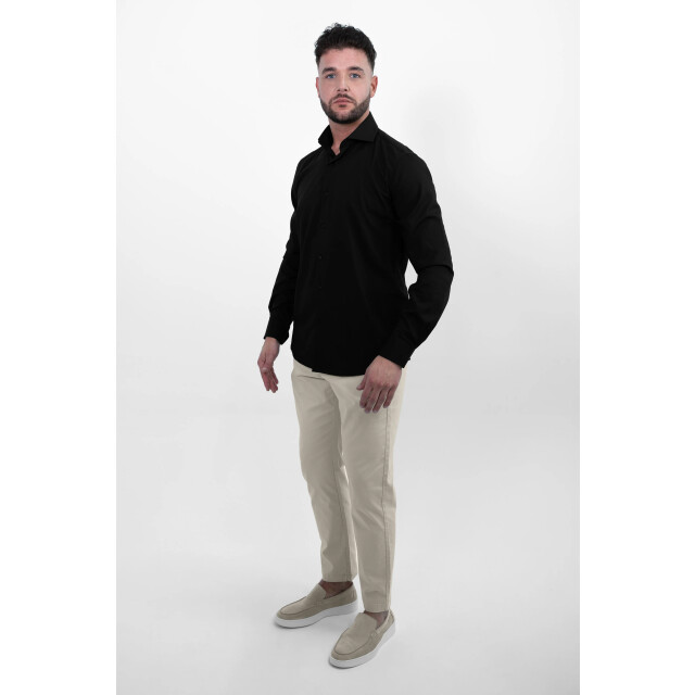 Vercate Strijkvrij overhemd bamboe VC-BB-RF-BLK large
