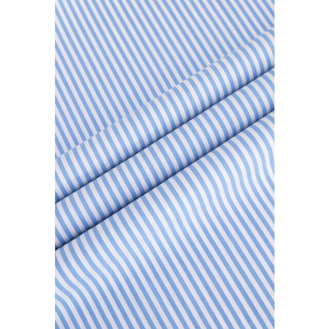 Vercate Strijkvrij overhemd gestreept poplin VC-SF-GST-LBL large