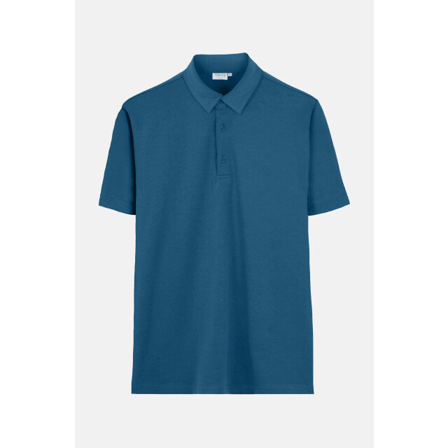 Vercate Strijkvrij poloshirt royal blue PC-PS-SS-BL large