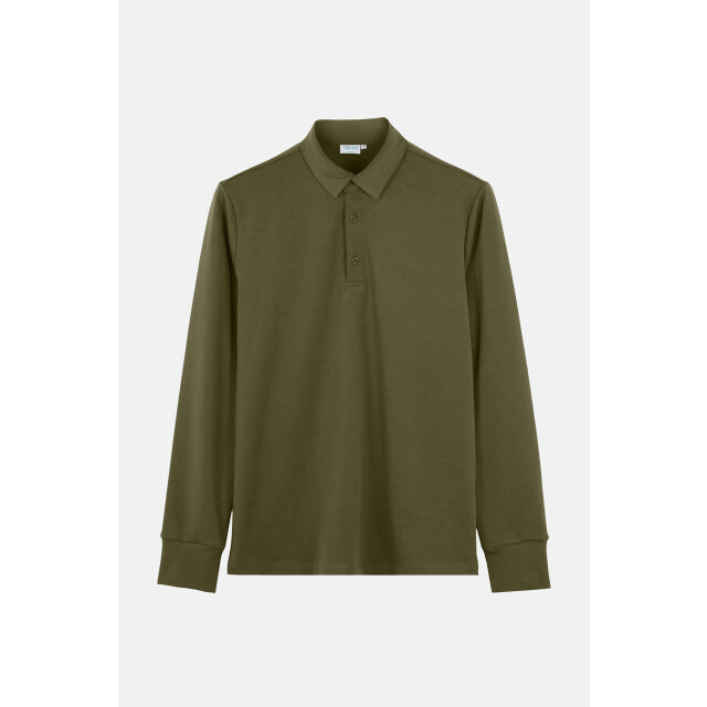 Vercate Strijkvrij poloshirt olijfgroen PC-PS-OL-2 large