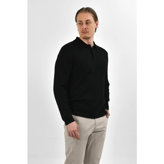 Vercate Knitted poloshirt - VC-PS-LSK-BLK large