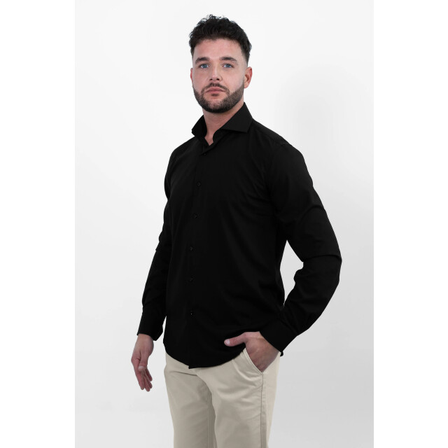 Vercate Strijkvrij overhemd bamboe VC-BB-RF-BLK large