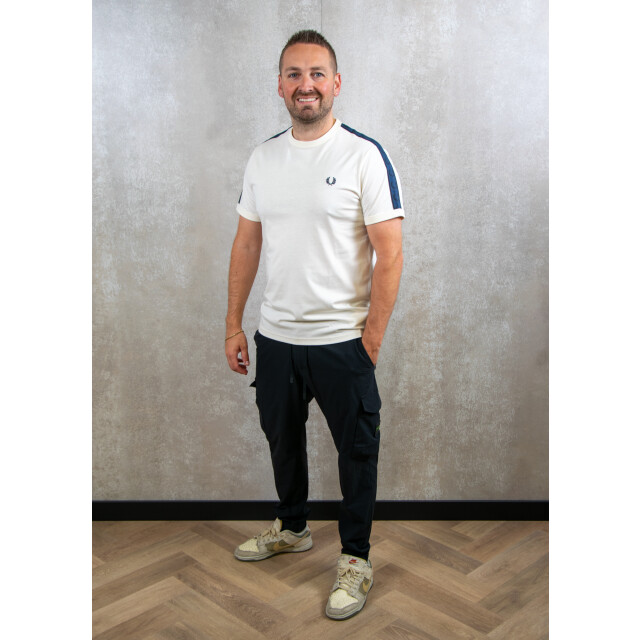 Fred Perry Contrast tape ringer t-shirt 100.01.0174 large