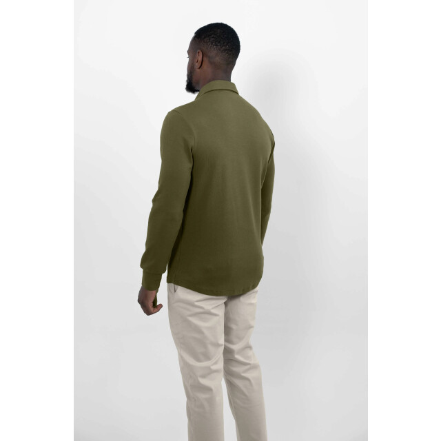 Vercate Strijkvrij poloshirt olijfgroen PC-PS-OL-2 large