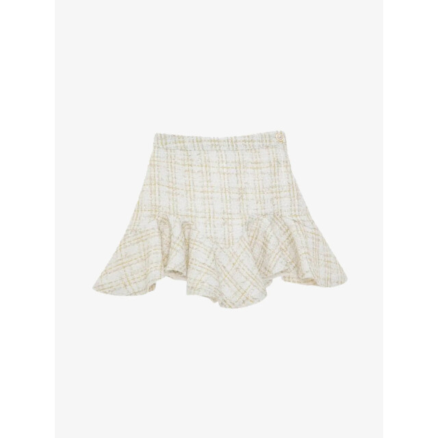 Patachou Meisjes rok ecru gold tweed PAP-SAI4033582-A0008 large