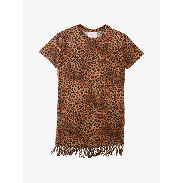 MC Saint Barth Meisjes jurk abbey sand leopard ABY0001-03838H large
