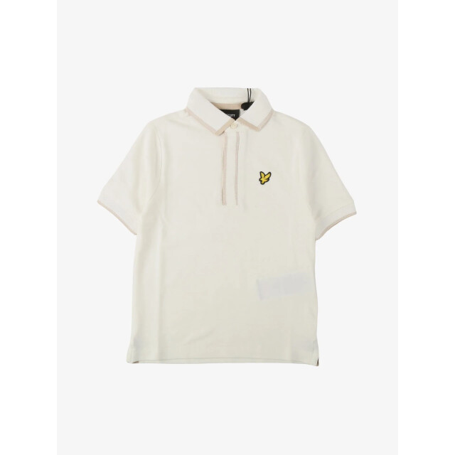 Lyle and Scott Jongens polo concealed placket chalk SPB2203V-X157-CHALK large