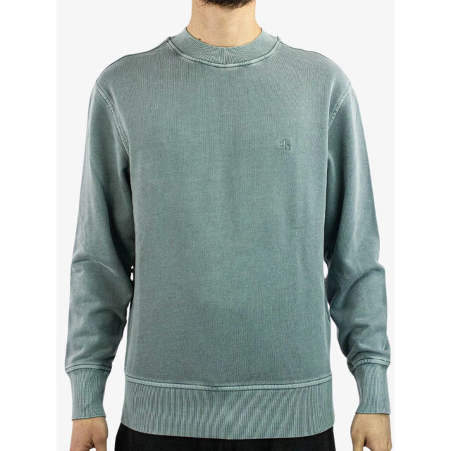 Calvin Klein Heren sweater bold washed applique J30J327490-CKM large