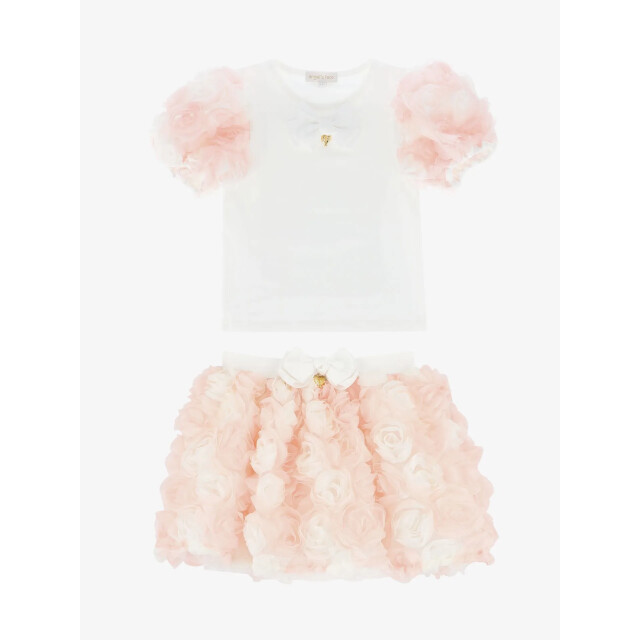 Angels Face Meisjes set rok roses snowdrop pink 61091000-SNOWDROP-PINK large