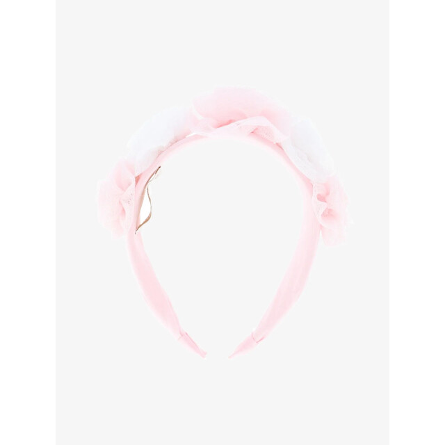 Angels Face Meisjes haarband rosie tulle snowdrop pink 96151100-SNOWDROP-PINK large