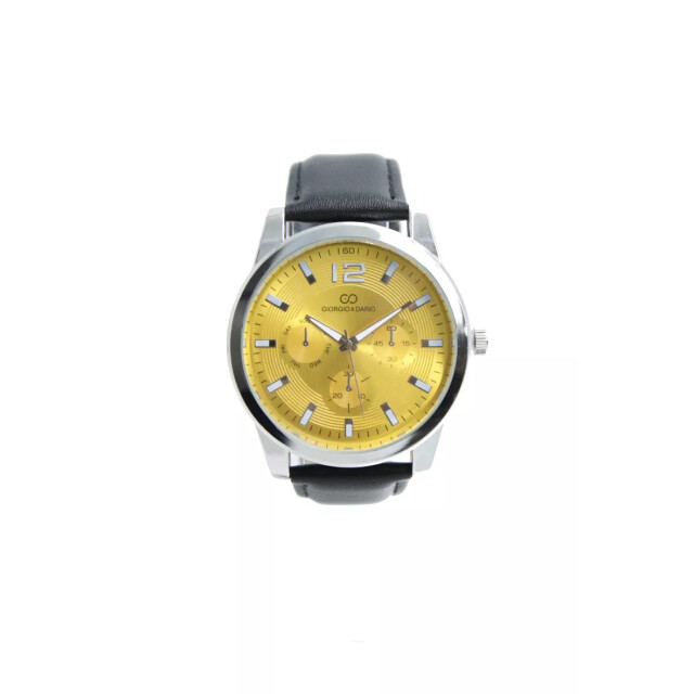 Giorgio & Dario herenhorloge geel analoog GD220208YEL-1 large