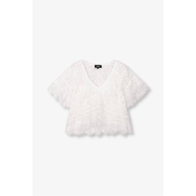 Alix The Label 2506926169 lace ruffle top 2506926169 lace ruffle top large