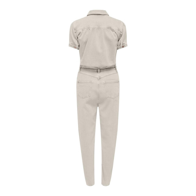 Only Onlpalmer ss dnm jumpsuit l ank cr ecru 4190.03.0001 large