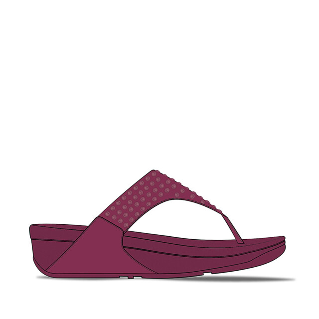 FitFlop Lulu maxi-crystal toe-post sandals E5U large