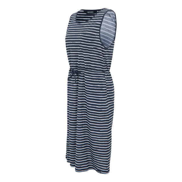 Regatta Dames ariena gestreepte casual jurk UTRG11721_navywhite large