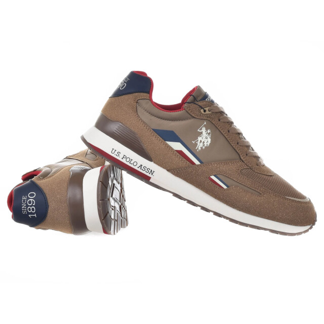 U.S. Polo Tabry heren sneaker taupe/ TABRY001B-TAU001 large