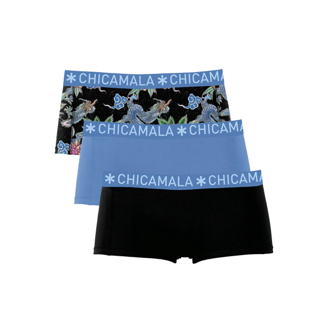 Muchachomalo Dames 3-pack boxershorts U-DRAGON1215-03 large